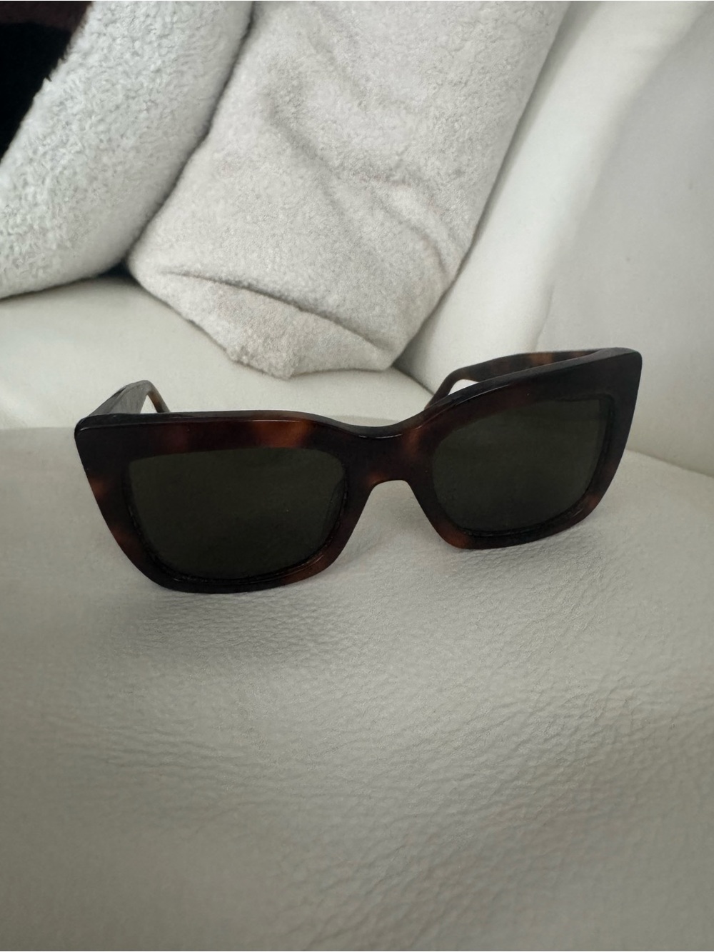 Celine Tortoiseshell Frame Sunglasses with Dark Brown Lenses - Picture 4 of 5